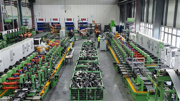 Officina di saldatura di tubi