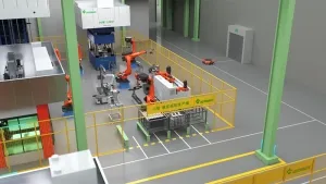 Stabilimento di produzione digitale per l'idroformatura di telai automobilistici