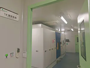  Requisiti della camera bianca per la produzione di accumulatori